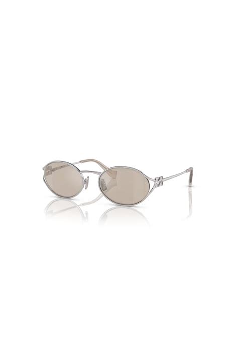 miu miu 52ys silver|Miu Miu .